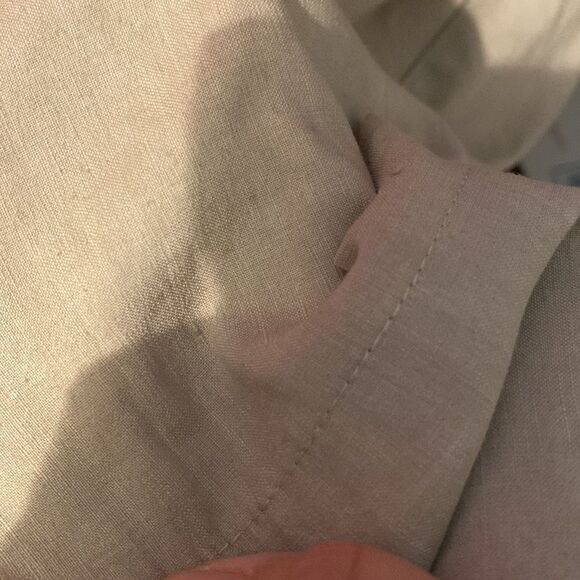 NWT Elle Tahari Taupe Linen Sleeveless Dress - Picture 11 of 11